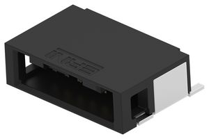 ERNI - TE CONNECTIVITY 504275-E Pin Header, Wire-to-Board, 1.27 mm, 1 Rows, 6 Contacts, Surface Mount Right Angle