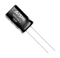 AISHI EWH1HM102W25OT 铝电解电容, 1000 µF, 50 V, ± 20%, PC引脚, 2000 小时 @ 105°C, 极性