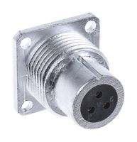 AMPHENOL SOCAPEX SL EF 13 U 圆形连接器, Standard Circular Connector, SL61 Series, 面板安装插座, 3 触点, 焊接插座, 螺纹