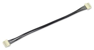 MULTICOMP PRO MP010812 FFC/FPC线缆, 4 芯, 0.8 mm, 逆相触芯, 1.97 ", 50 mm, 黑色