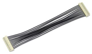 MULTICOMP PRO MP010816 FFC / FPC Cable, 12 Core, 0.8 mm, Opposite Sided Contacts, 1.97 ", 50 mm, Black