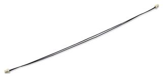 MULTICOMP PRO MP010817 FFC/FPC线缆, 2 芯, 0.8 mm, 逆相触芯, 3.9 ", 100 mm, 黑色