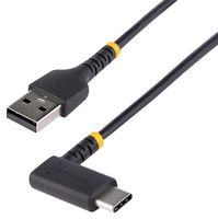 STARTECH R2ACR-15C-USB-CABLE USB线缆,6in/15cm USB A转C充电线(直角),重型快充线