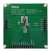 MONOLITHIC POWER SYSTEMS (MPS) EV3336A-C-00A 评估板,MP3336AGC,同步升压(升压),PWM,2.7 V 至 5.5 V,5.5 V/2 A 输出