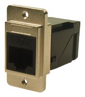 CLIFF ELECTRONIC COMPONENTS CP30751M440 In-Line Adapter, Dual Slim, Cat5e, Adaptor, In-Line, RJ45, RJ45