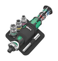 WERA 05004281001 Wrench Pocket Set, Zyklop, Ratchet, 18 Pieces