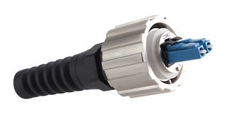 AMPHENOL CONEC 17-300040 Fiber Optic Adapter, Multimode, LC Duplex, LC Duplex, Straight Adapter