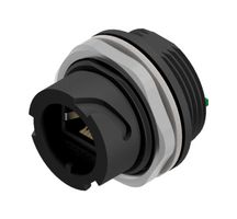 AMPHENOL CONEC 17-10017 模块连接器, RJ45 插座, 1 x 1 (端口), 8P8C, Cat5e, IP67, 面板安装