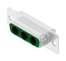 AMPHENOL CONEC 3003W3SXX99A10X D Sub Connector Housing, 3 Ways, Combo Layout D Sub, DA-3W3, Receptacle, Steel Body