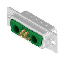 AMPHENOL CONEC 3007W2PCM99A10X Combination Layout D Sub Connector, Power Contact Not Included, DA-7W2, Plug, 7 Contacts