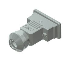AMPHENOL CONEC 15-004810 D Sub Backshell, DE, 180°, Metallised ABS (Acrylonitrile Butadiene Styrene) Body