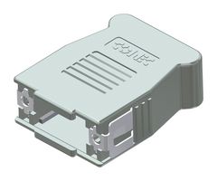 AMPHENOL CONEC 16-001750E 连接器后壳, D Sub, DE, 90°, 180°, ABS(丙烯腈 - 丁二烯 - 苯乙烯)主体