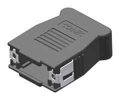 AMPHENOL CONEC 16-001810E 连接器后壳, D Sub, DE, 90°, 180°, ABS(丙烯腈 - 丁二烯 - 苯乙烯)主体