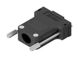 AMPHENOL CONEC 165X03319A 连接器后壳, D Sub, DA, 180°, PBT(聚对苯二甲酸乙二醇酯), 玻璃纤维主体