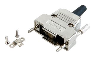AMPHENOL CONEC 165X17309XE D Sub Backshell, DE, 180°, Zinc Diecast Body
