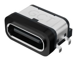 GCT USB4715-GF-A-KIT 密封连接器, USB, 3A，48V，中部安装, USB C, 插座, 6路, 表面安装, 通孔安装, IP67