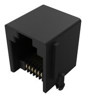 GCT MJ3235-66-0 模块连接器, 模制插座, 1 x 1 (端口), 6P6C, Cat3, 通孔安装