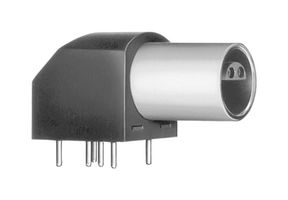 LEMO EPL.0S.303.HLN Circular Connector, Standard Circular Connector, 0S Series, Right Angle Panel Mount Receptacle