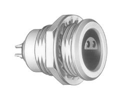 LEMO ERA.0S.302.CLL Circular Connector, Standard Circular Connector, 0S Series, Panel Mount Receptacle, 2 Contacts