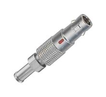 LEMO FGG.00.304.CLAD35Z Circular Connector, Standard Circular Connector, 00 Series, Straight Plug, 4 Contacts, Solder Pin
