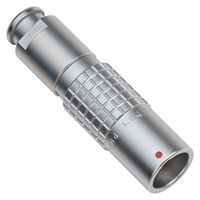 LEMO PHG.2B.302.CLLD92Z 圆形连接器, Standard Circular Connector, 2B Series, 电缆安装插座, 2 触点, 焊接插座, 推挽
