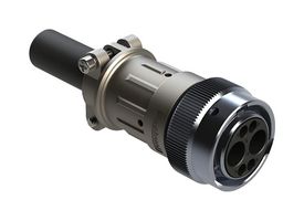 AMPHENOL SINE/TUCHEL AHDM06-18-06PN-059 圆形连接器, 标准圆形连接器, DuraMate AHDM Series, 电缆安装插头, 6 触点, 压接引脚-无触芯, 卡口