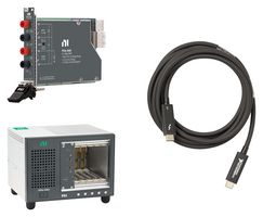 NI (NOW PART OF EMERSON) 867115-03 Bench Digital Multimeter, 6.5, USB, 1 A, 300 V, 100 Mohm, PXIe-DMM5101