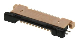 MOLEX 54548-1072 连接器, FFC/ FPC板, 0.5 mm, 10 触点, Easy-On 54548 Series, 焊接, 底部, 1排