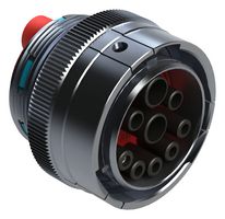 AMPHENOL SINE/TUCHEL AHDBM06-24-91SR16 圆形连接器, 标准圆形连接器, DuraMate AHDM Series, 电缆安装插头, 9 触点, 压接插座-无触芯, 卡口