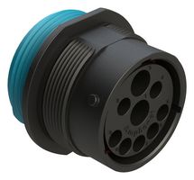 AMPHENOL SINE/TUCHEL AHDP04-24-91PR-WTA 圆形连接器, 标准圆形连接器, DuraMate AHDP Series, 面板安装插座, 9 触点, 压接引脚-无触芯, 卡口