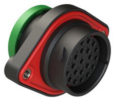 AMPHENOL SINE/TUCHEL AHDP02-24-23SN-BRA 圆形连接器, IP68, IP69K, Standard Circular Connector, DuraMate AHDP Series, 面板安装插座, 23 触点, 压接插座-无触芯, 卡口
