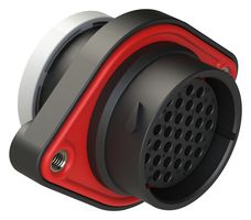 AMPHENOL SINE/TUCHEL AHDP02-24-31ST-BRA 圆形连接器, Standard Circular Connector, DuraMate AHDP Series, 面板安装插座, 31 触点, 压接插座-无触芯, 卡口