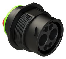 AMPHENOL SINE/TUCHEL AHDP04-18-06PN-SRA Circular Connector, Standard Circular Connector, DuraMate AHDP Series, Panel Mount Receptacle