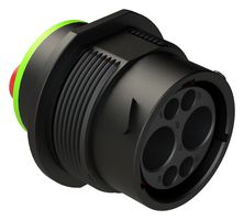 AMPHENOL SINE/TUCHEL AHDP04-18-06PN-SRAC030 Circular Connector, Standard Circular Connector, DuraMate AHDP Series, Panel Mount Receptacle