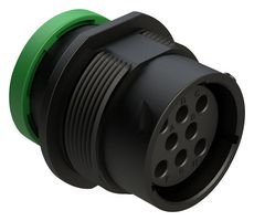 AMPHENOL SINE/TUCHEL AHDP04-18-08SN-BRA 圆形连接器, Standard Circular Connector, DuraMate AHDP Series, 面板安装插座, 8 触点, 压接插座-无触芯, 卡口