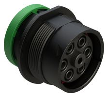 AMPHENOL SINE/TUCHEL AHDP04-24-07SN-BRA Circular Connector, Standard Circular Connector, DuraMate AHDP Series, Panel Mount Receptacle