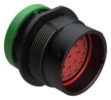AMPHENOL SINE/TUCHEL AHDP04-24-23PN-BRA 圆形连接器, 标准圆形连接器, DuraMate AHDP Series, 面板安装插座, 23 触点, 压接引脚-无触芯, 卡口