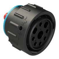 AMPHENOL SINE/TUCHEL AHDP06-24-09SR-SRA 圆形连接器, Standard Circular Connector, DuraMate AHDP Series, 电缆安装插头, 9 触点, 压接插座-无触芯, 卡口
