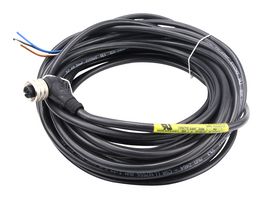 MOLEX 1200060008 传感器电缆, M12, 90° Micro-Change插座, 自由线端, 3路, 5 m, 16.4 ft, Micro-Change 120006 Series