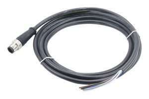 MOLEX 1200060680 Sensor Cable, M12, Micro-Change Plug, Free End, 5 Positions, 2 m, 6.56 ft
