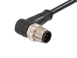 MOLEX 1200659531 传感器电缆, M12, 90°Micro-Change插头, 自由线端, 5路, 2 m, 6.6 ft, Micro-Change 120065 Series