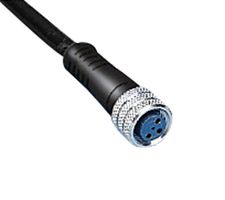 MOLEX 1200270117 Sensor Cable, M8, 90° Nano-Change Receptacle, Free End, 3 Positions, 5 m, 16.4 ft