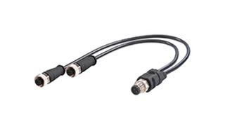 MOLEX 1200908037 Sensor Cable, M8, Nano-Change Receptacle, Free End, 4 Positions, 200 mm, 7.9 "