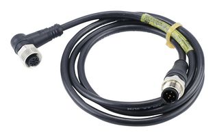 MOLEX 1200669001 传感器电缆, M12, Micro-Change插头, 90° Micro-Change插座, 5路, 5 m, 16.4 ft, Micro-Change 120066 Series