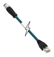 MOLEX 1300480316 传感器电缆, M12, Micro-Change插头, Micro-Change插头, 4路, 23 m, 75.46 ft, Micro-Change 130048 Series