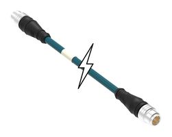 MOLEX 1300480106 传感器电缆, M12, Micro-Change插头, Micro-Change插头, 4路, 14 m, 45.93 ft, Micro-Change 130048 Series