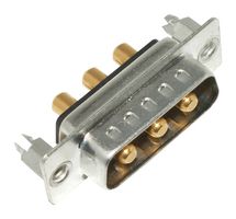 AMPHENOL COMMUNICATIONS SOLUTIONS LCC17A3W3PEAN0 Combination Layout D Sub Connector, COOLPOWER LCC17 Series, DA-3W3, Plug, 3 Contacts, 3 Power