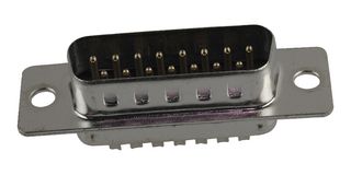 AMPHENOL COMMUNICATIONS SOLUTIONS G17S1510110EU D Sub Connector, Standard, Plug, G17S Series, 15 Contacts, DA, Solder Cup