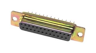 AMPHENOL COMMUNICATIONS SOLUTIONS L77SDA15SOL2 D Sub Connector, Standard, Receptacle, SD Series, 15 Contacts, DA, Solder