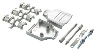 AMPHENOL COMMUNICATIONS SOLUTIONS L17DTZK09KFMT 连接器后壳, D Sub, DTZK Series, DE, 180°, 锌主体